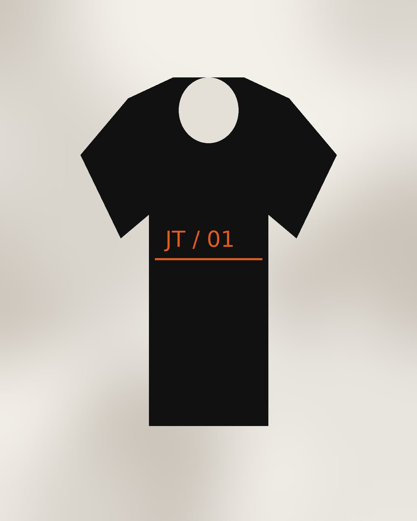 Schweres Signatur-Shirt Detail